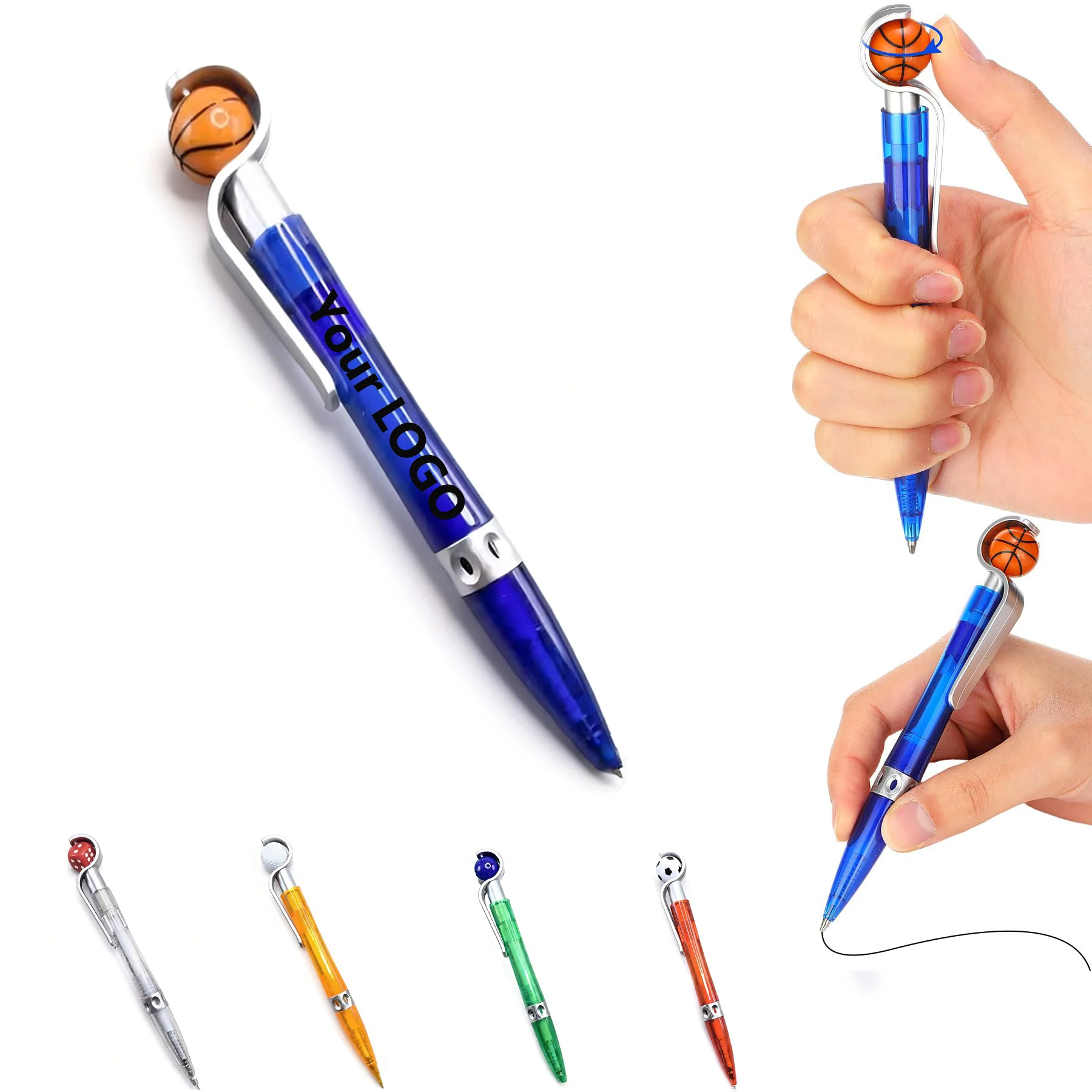 Novelty Basketball-Themed Sports Ballpoint Pen
