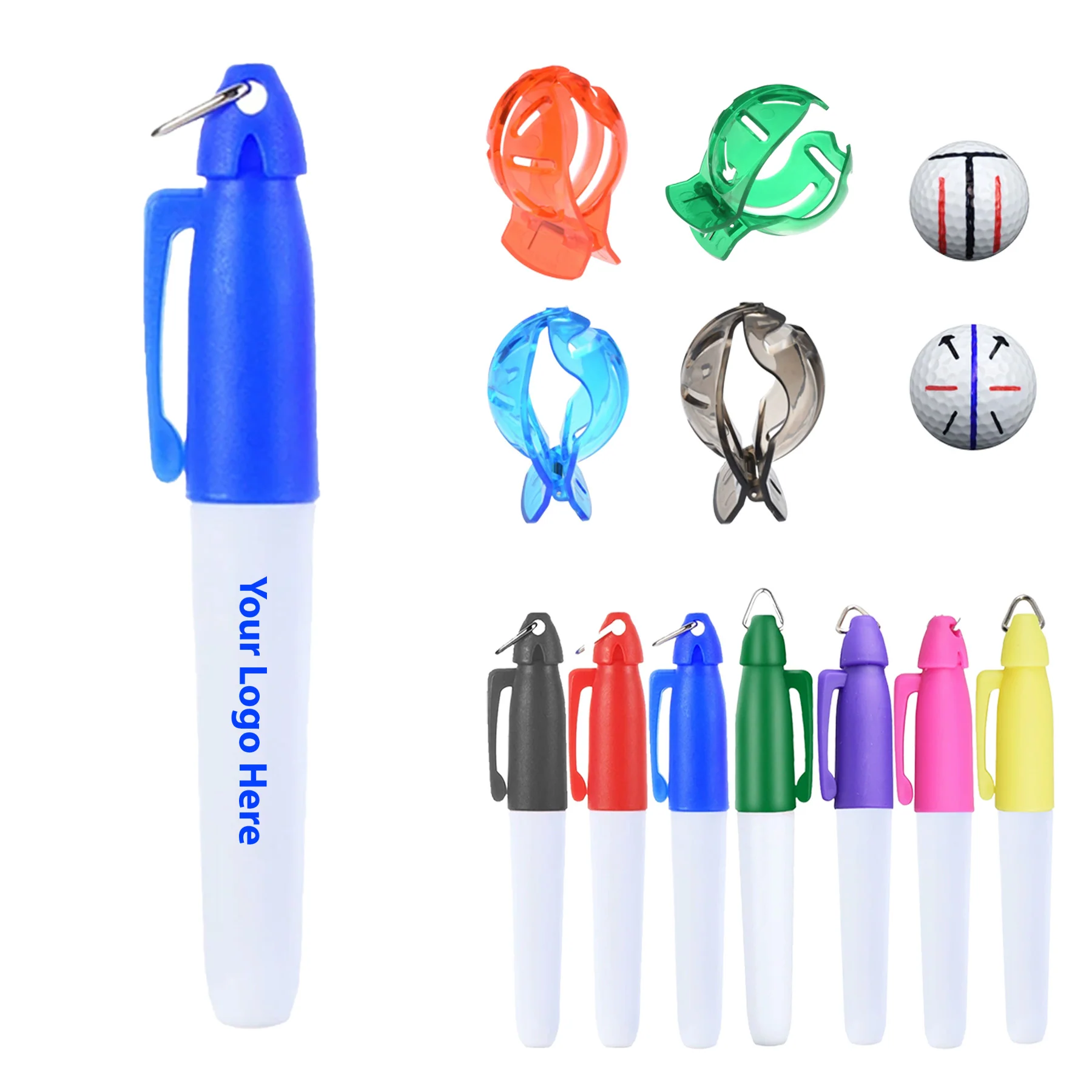 Golf Ball Line Drawing Marker Set