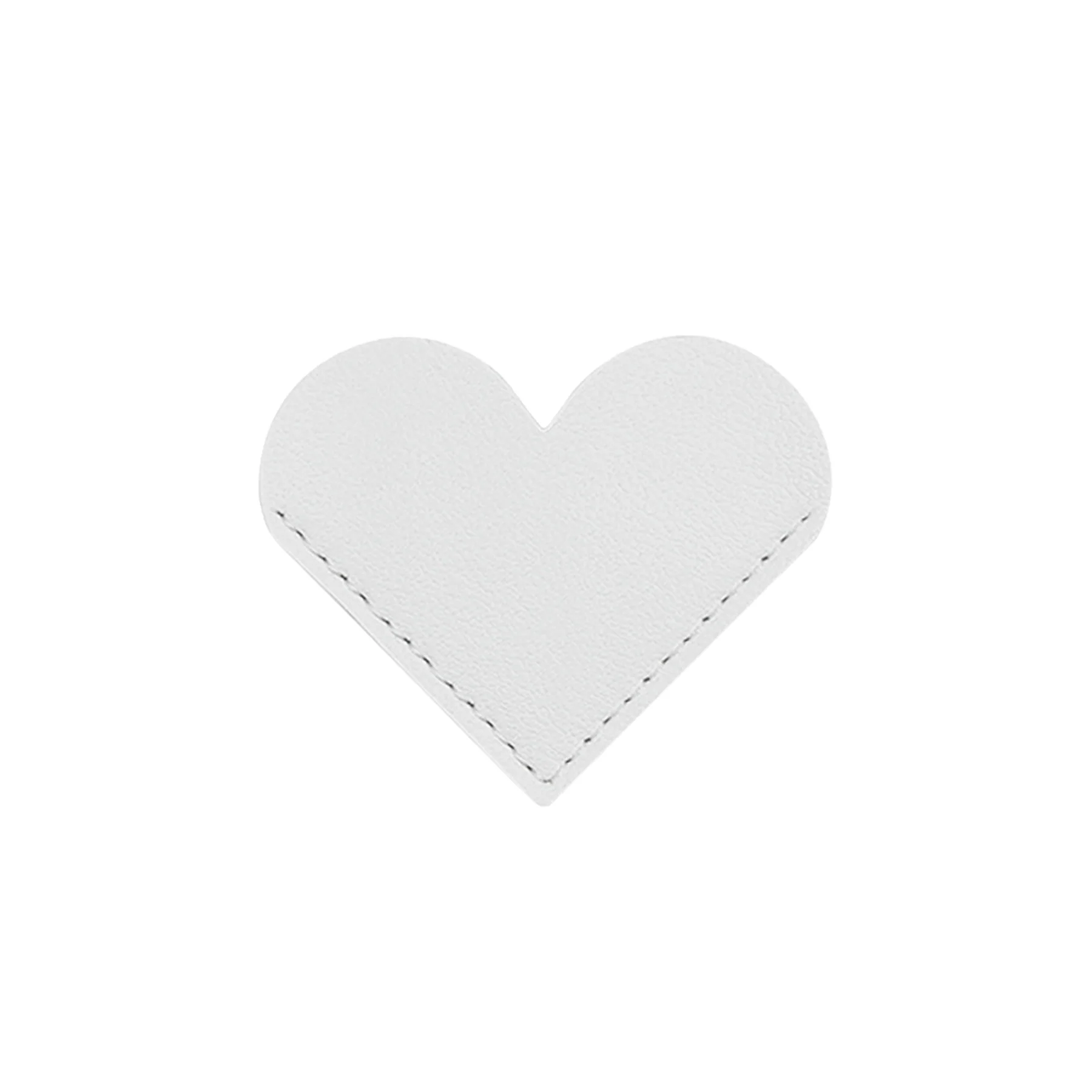 Cute Leather Heart Corner Bookmark