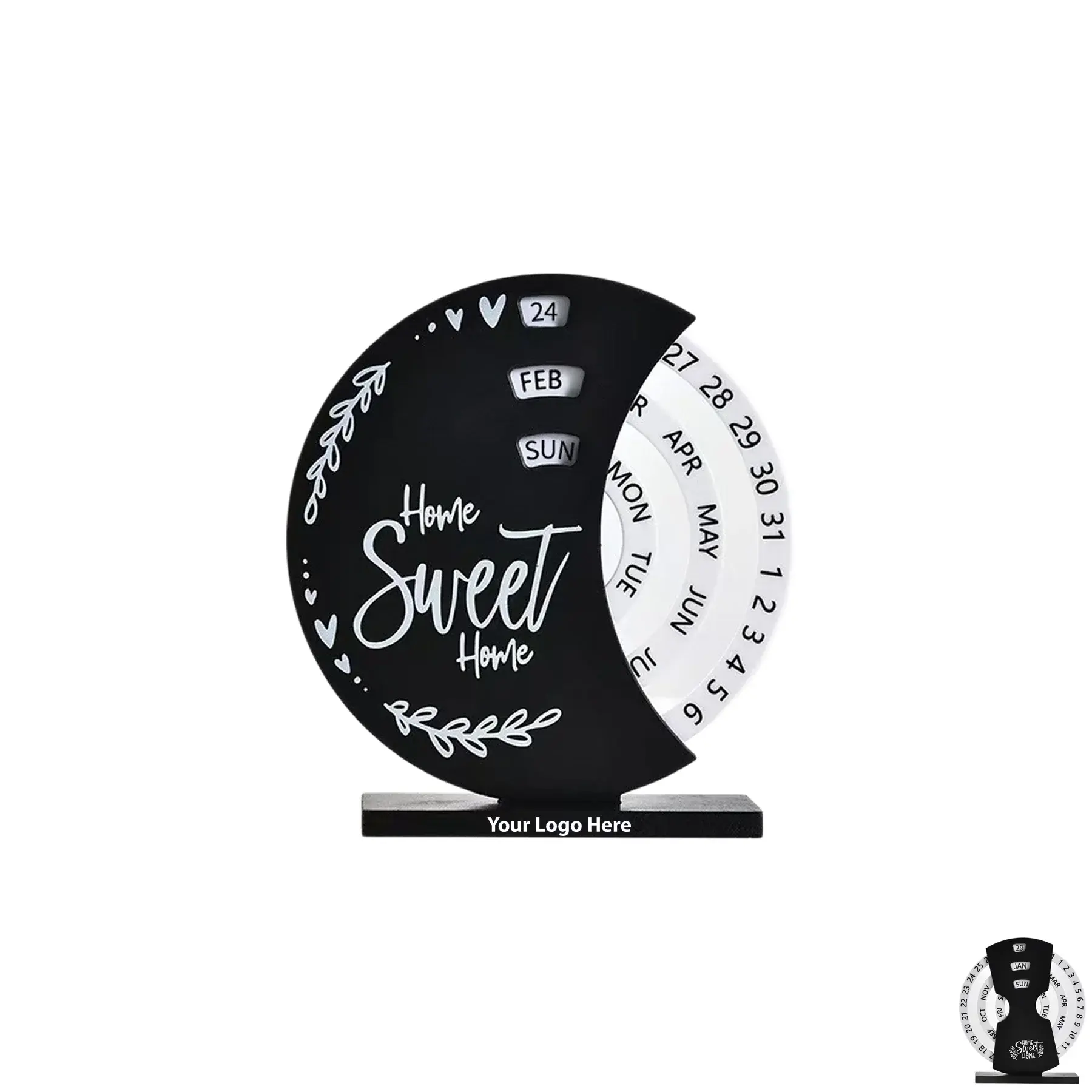Disc Perpetual Desk Calendar