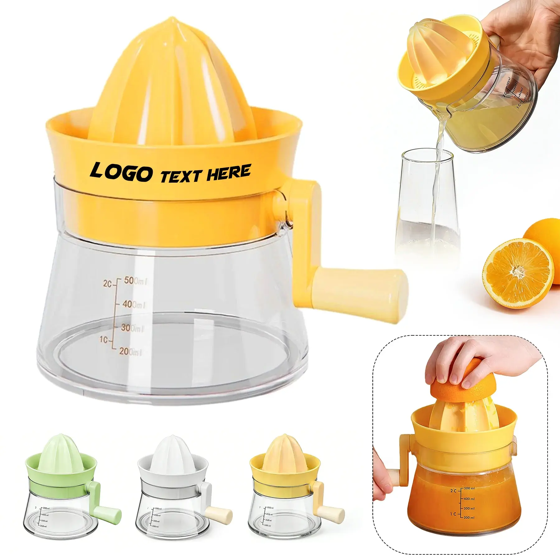 Hand Crank Manual Fruit Juicer