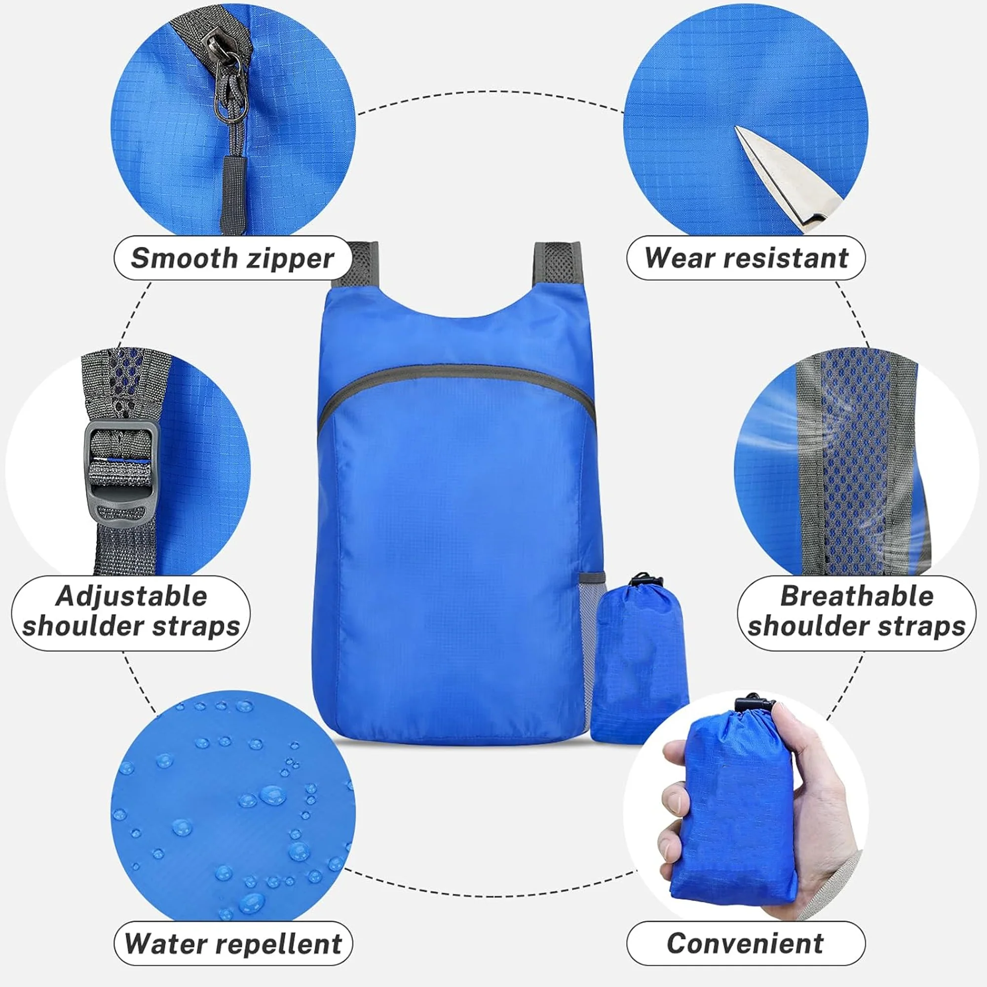 20L Ultra Lightweight Foldable Backpack