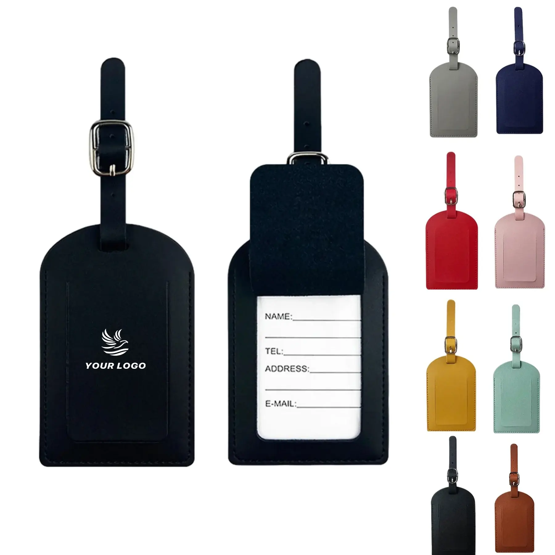 Luggage Tags Travel Leather Luggage Tags