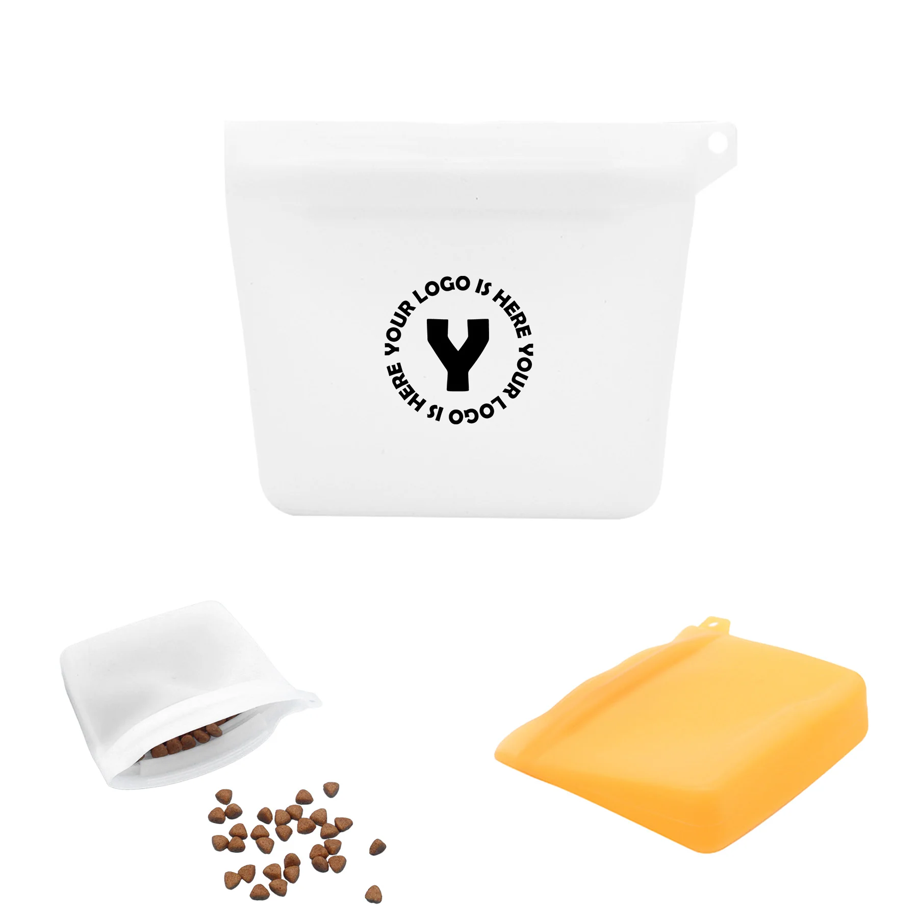 Silicone Outdoor Pet Food Bag