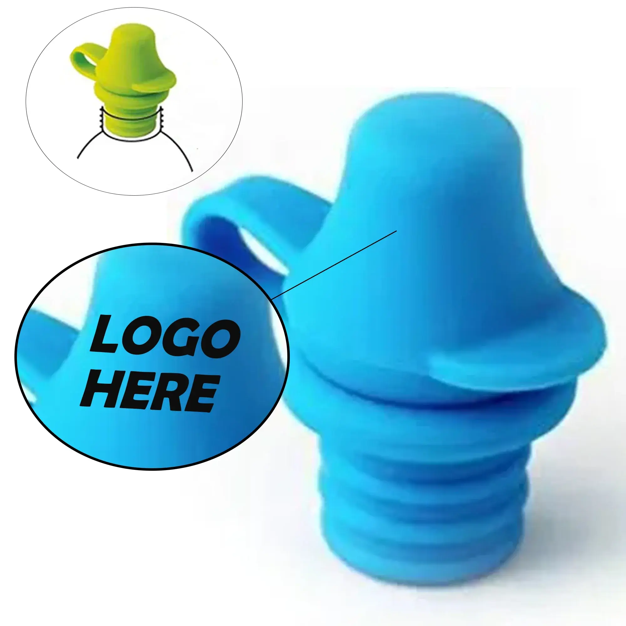 Reusable Water Bottle Sippy Top Lid