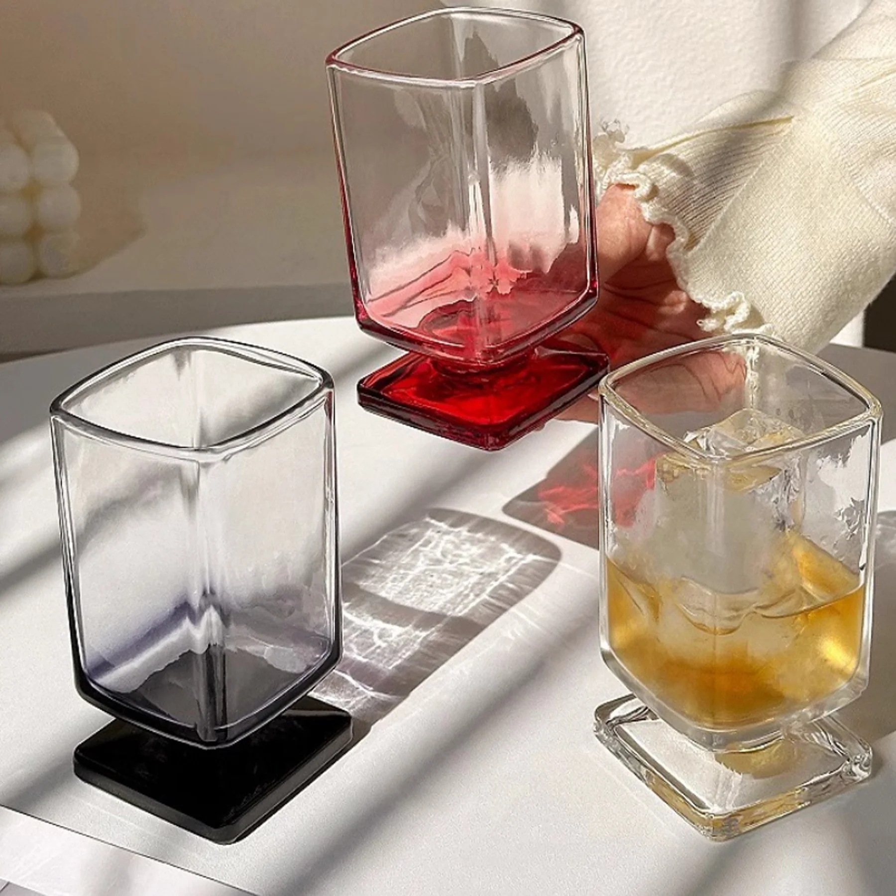 6Oz. Square Lowball Glass