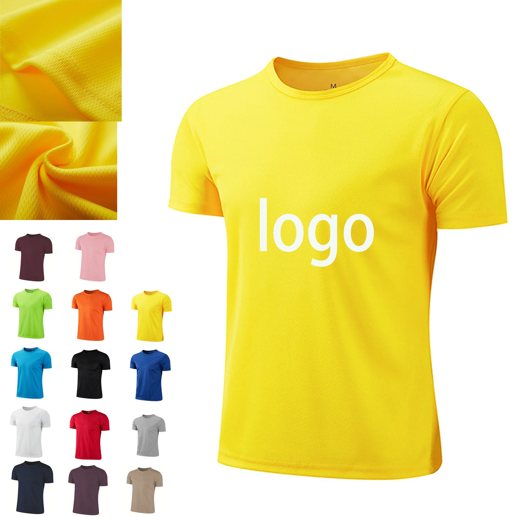 Quick Dry Sleeve Sports Gym Athletic T-Shirt Breathable