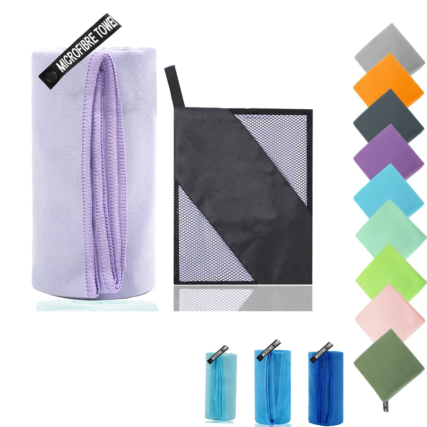 Quick-Dry Microfiber Travel Towel