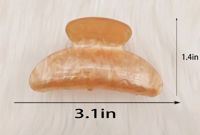 Acrylic Hair Claw Clip