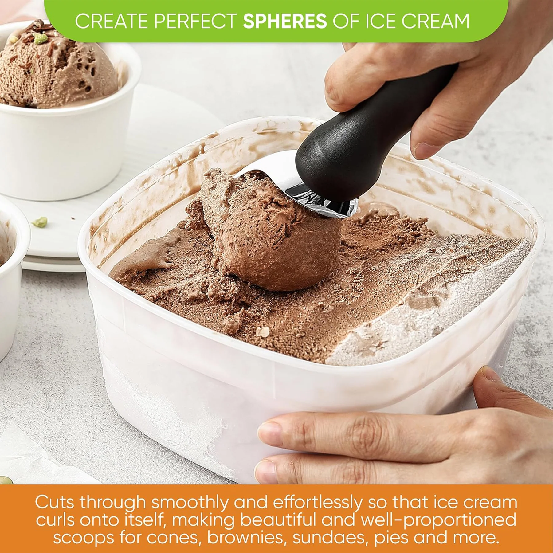 Stainless Steel Ice Cream Scoop