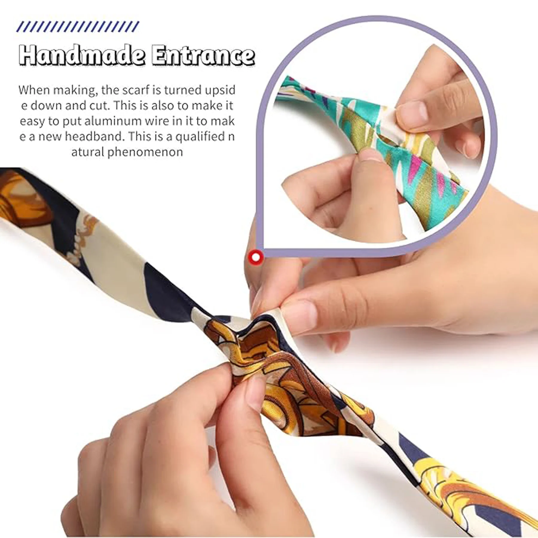 Silk Handbag Handle Ribbon