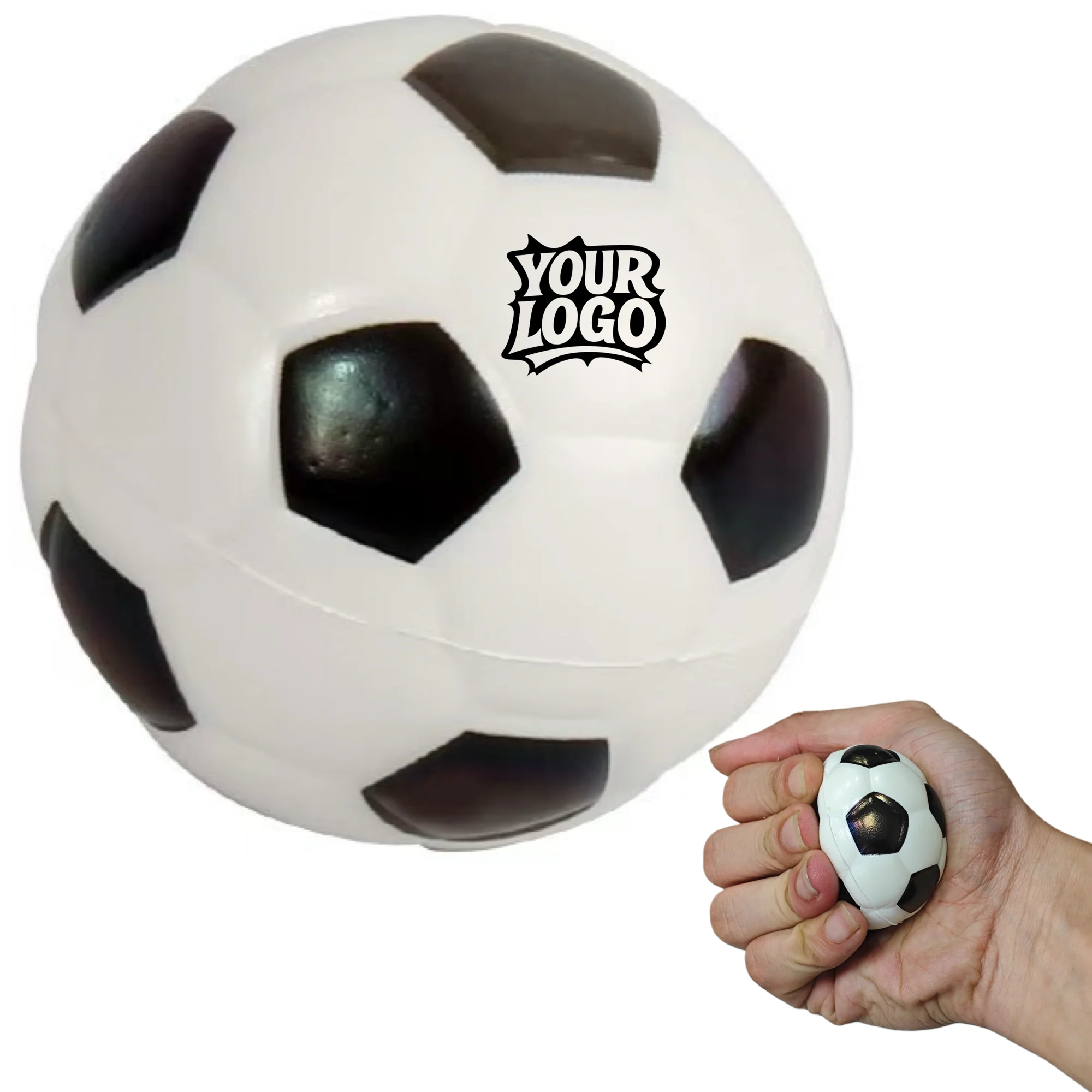 2" Mini Soccer Ball Stress Reliever