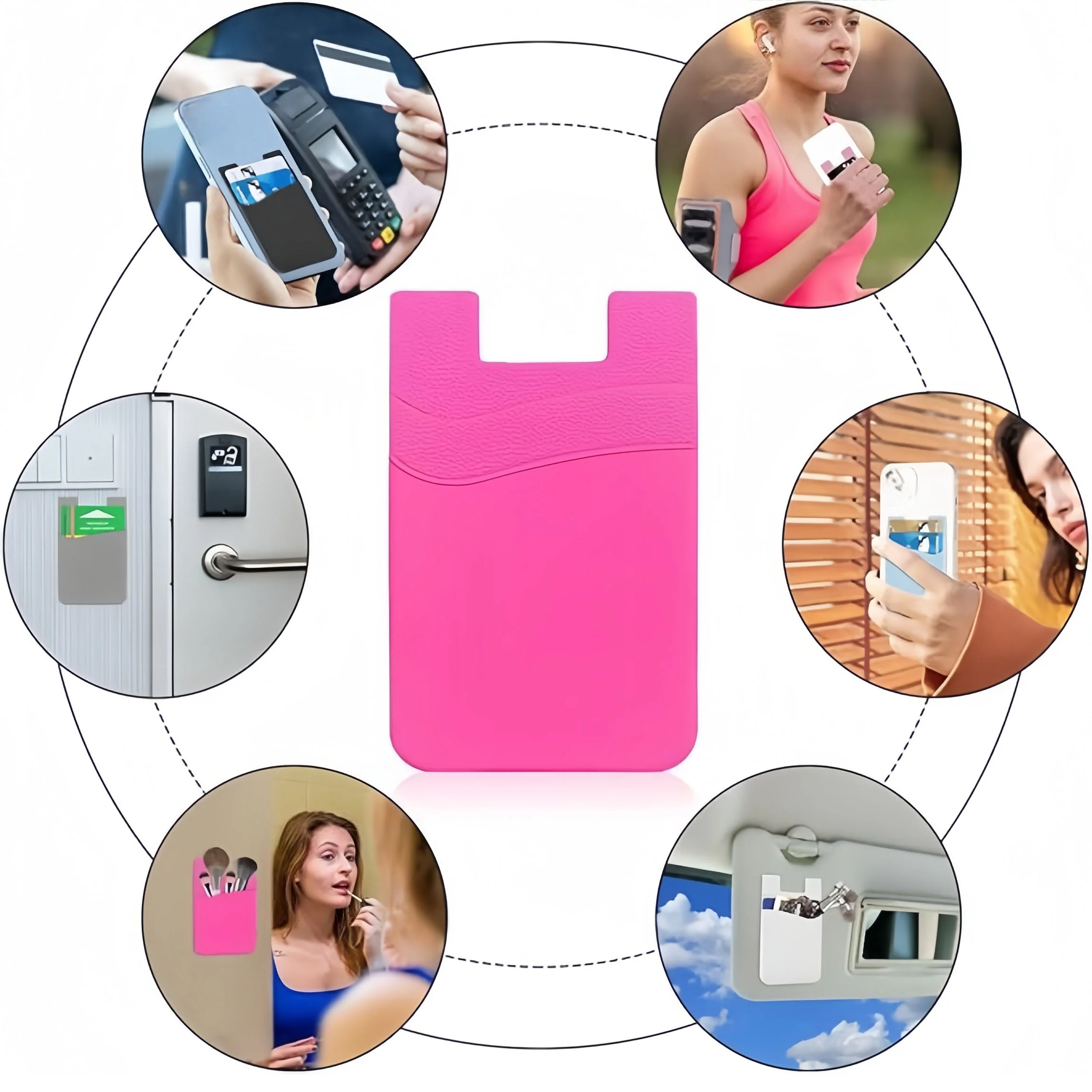 Cell Phone Card Stickers Back Stickers Card Holder