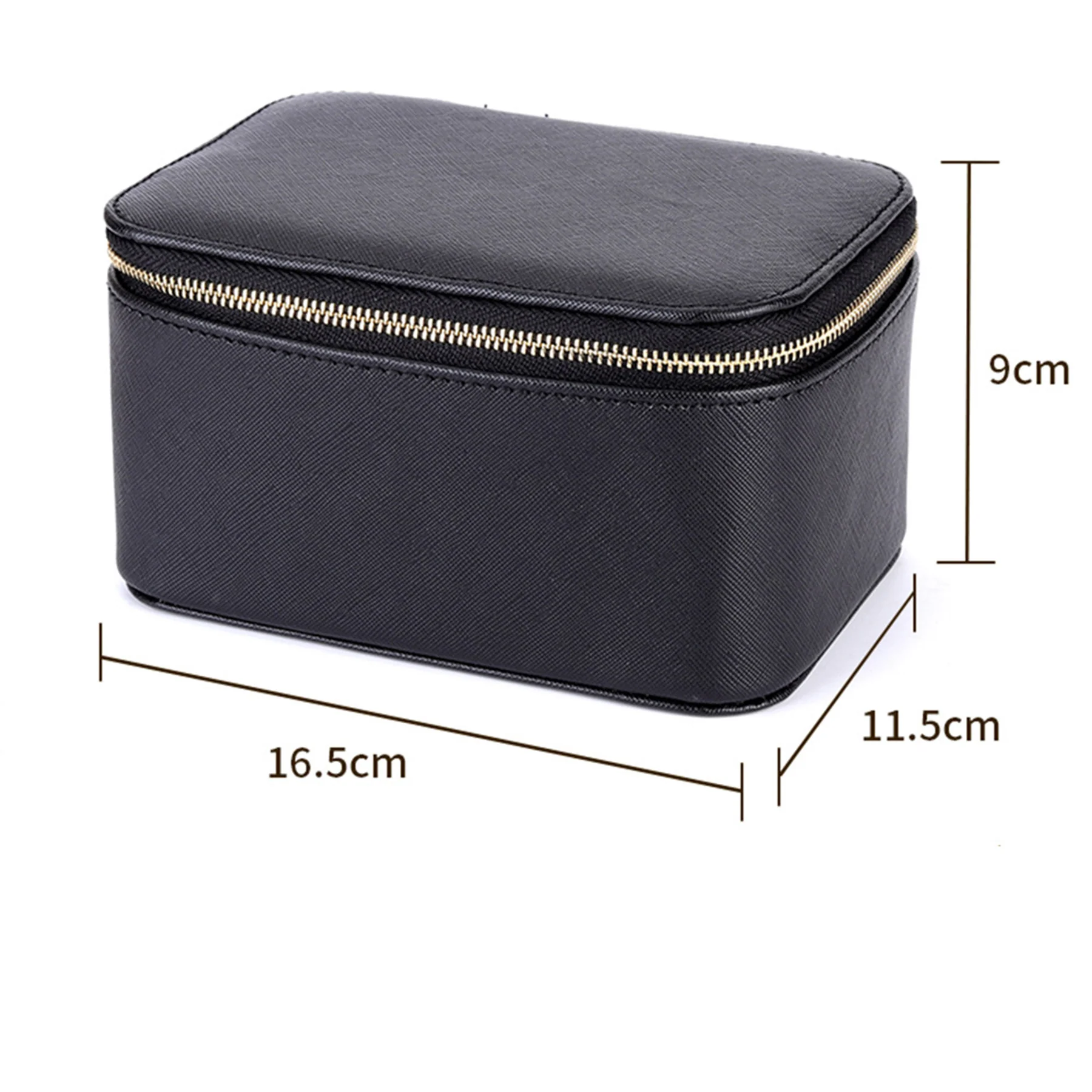 Travel Jewelry Organizer W/8Pcs Clear Velvet Bags for Girls