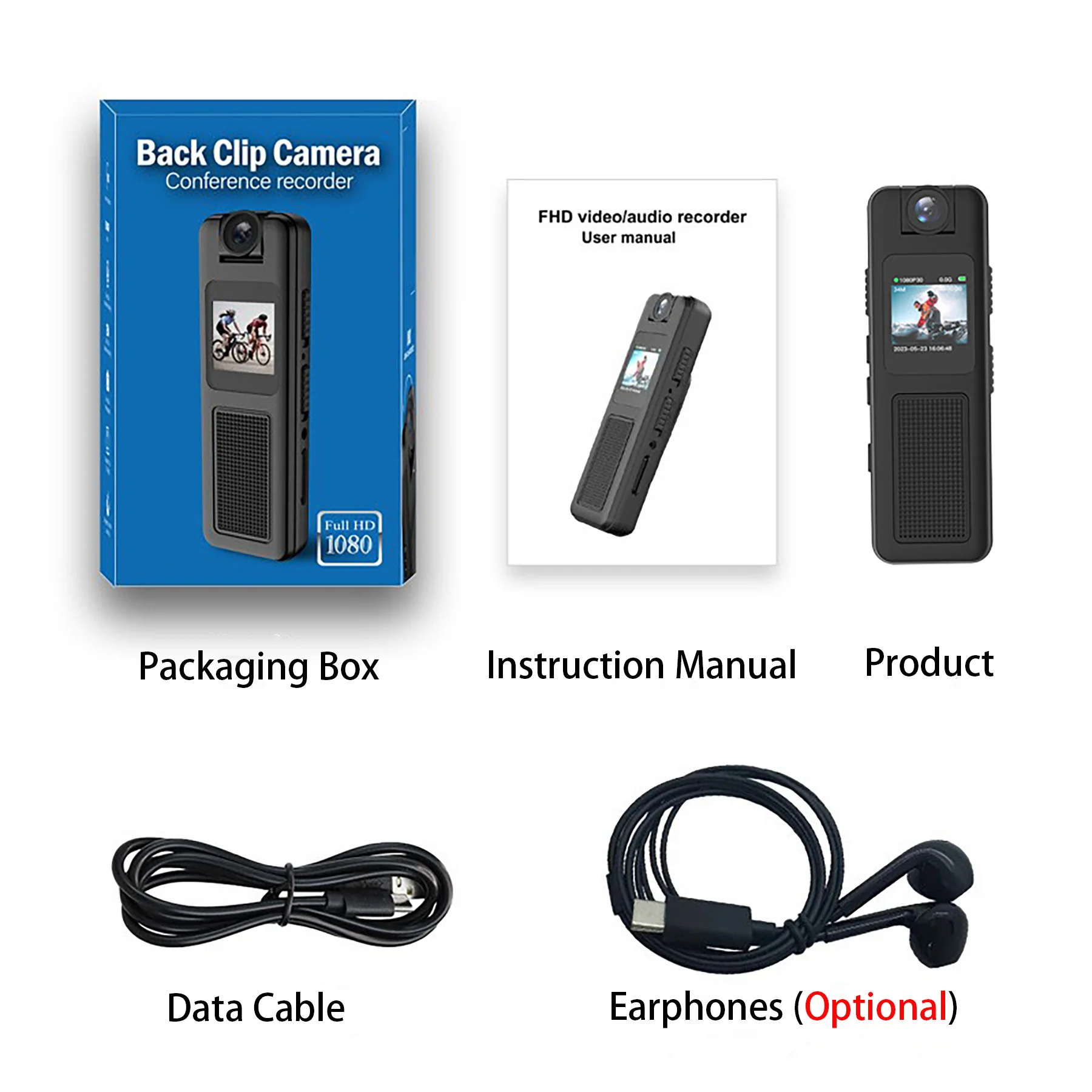 Mini HD 1080P Portable Camera with Rotatable Lens