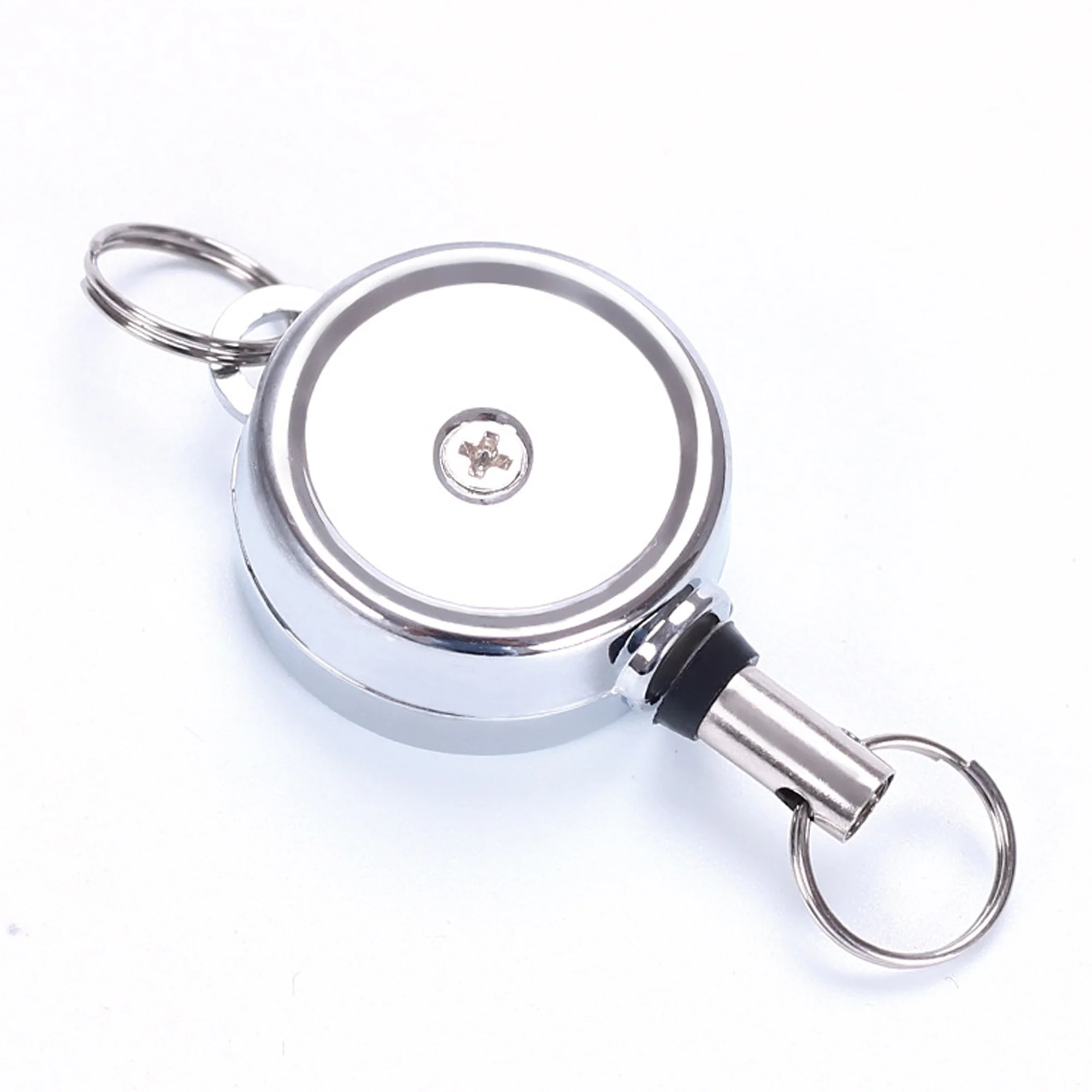 Zinc Alloy Carabiner Badge Reel