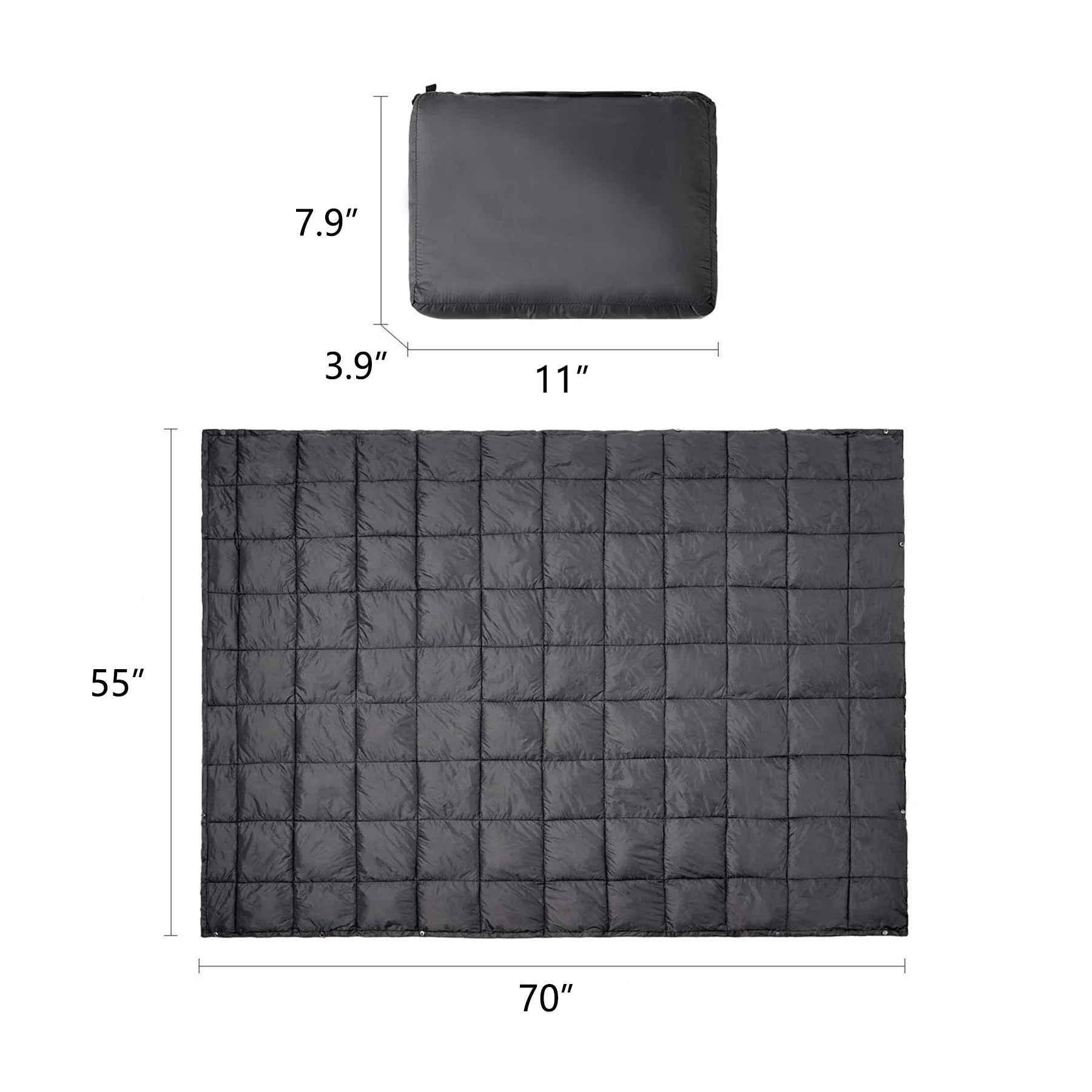 Packable Lightweight Travel Warm Camping Blanket