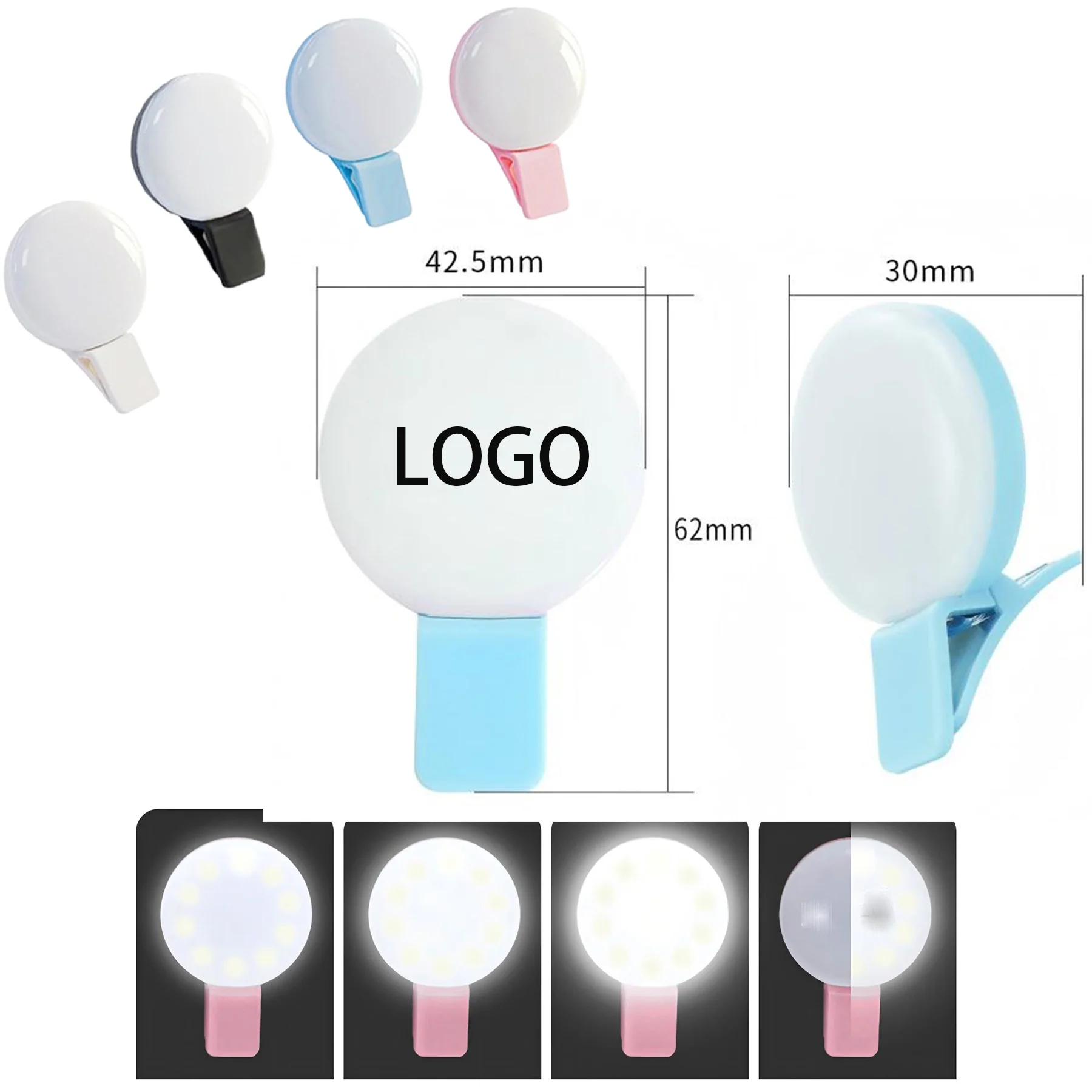 Rechargeable Mini Portable Selfie Led Light