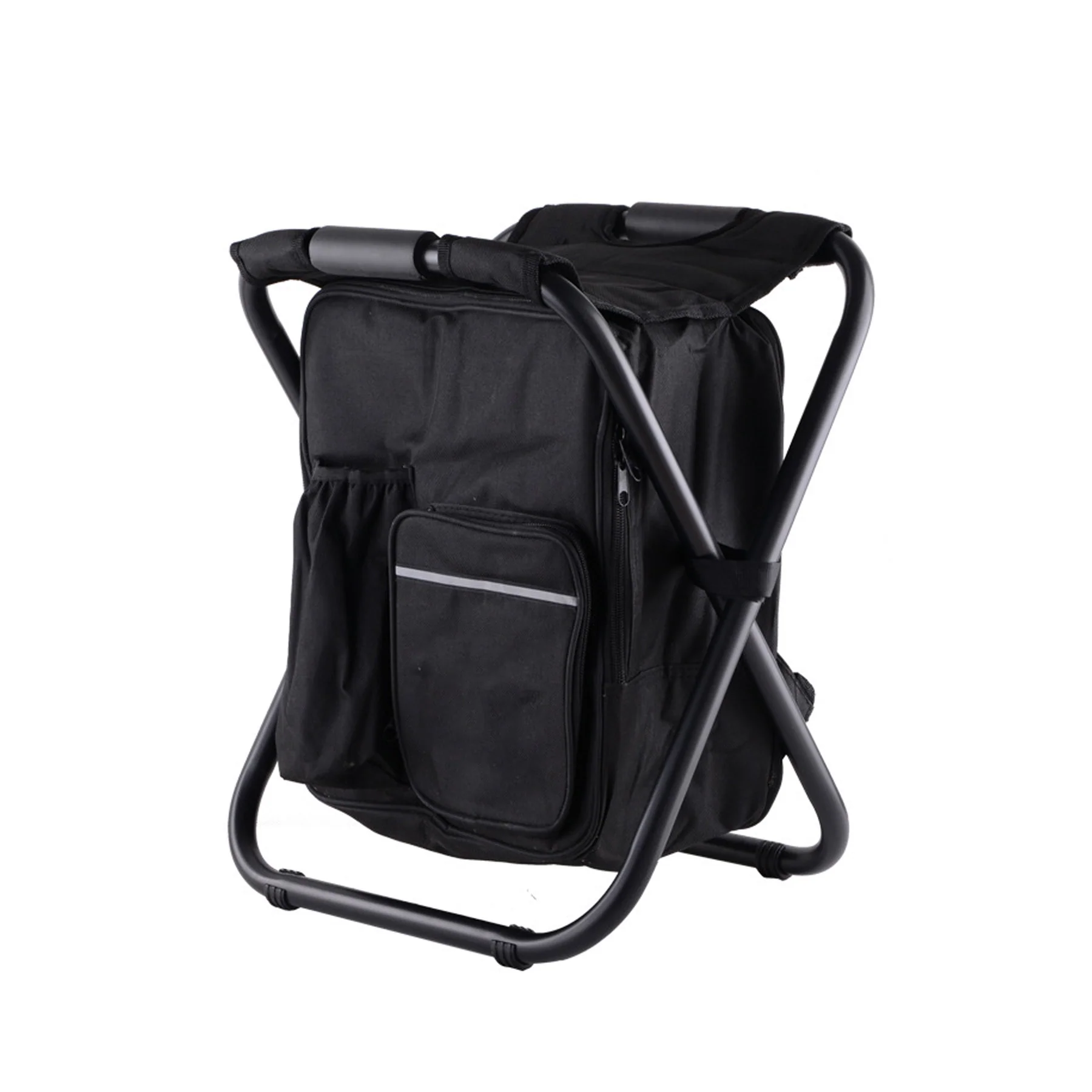 Camping Foldable Cooler Chair With Backpack Straps