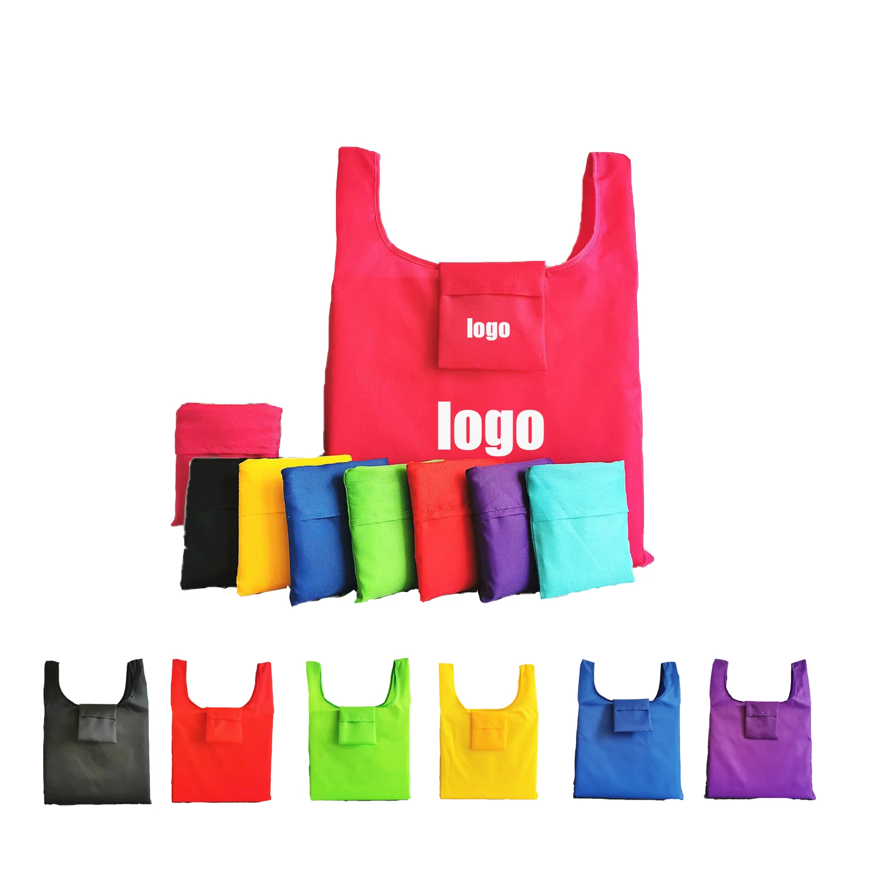 Oxford Cloth Waterproof Foldable Shopping Bag