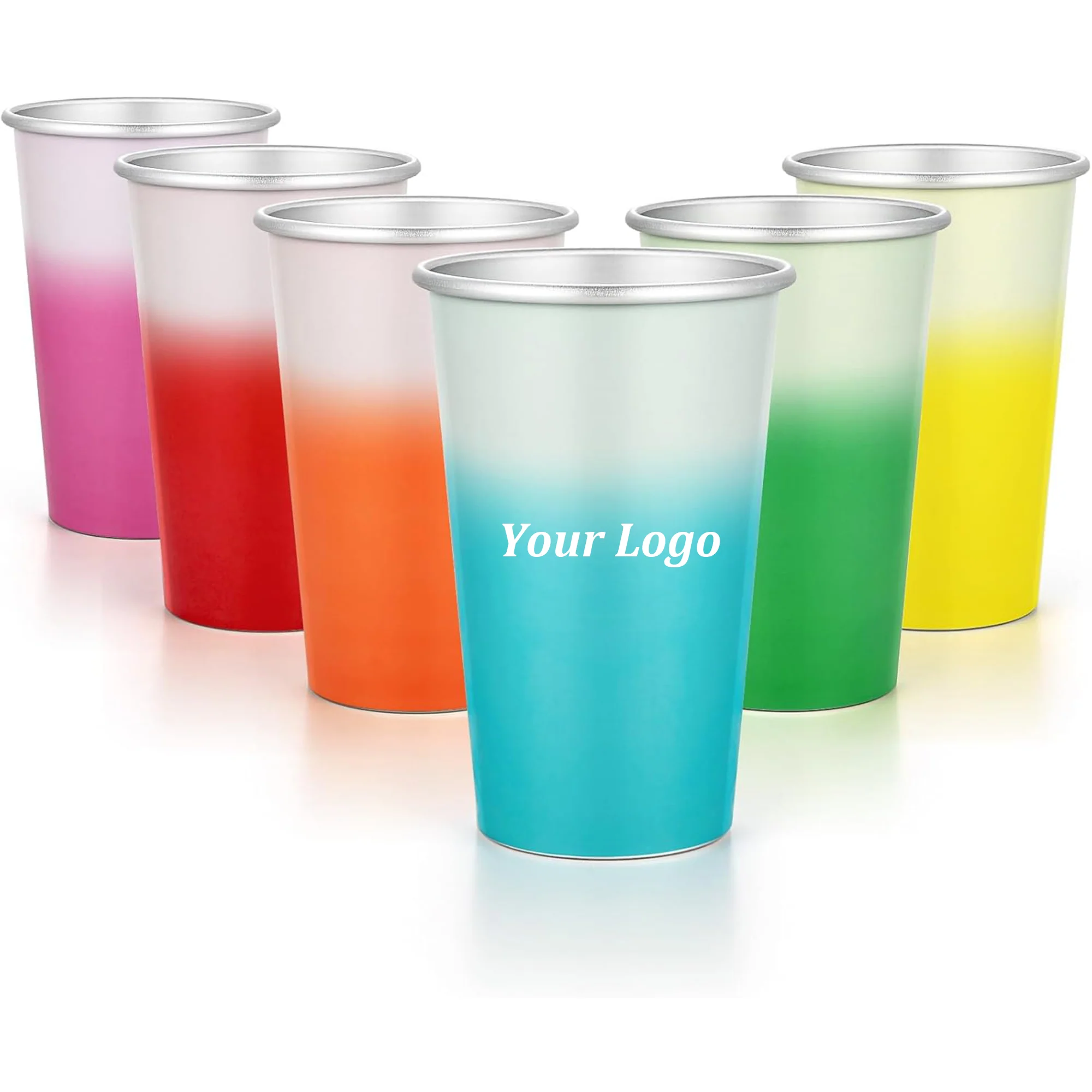 16Oz Cold Color Changing Aluminum Cup