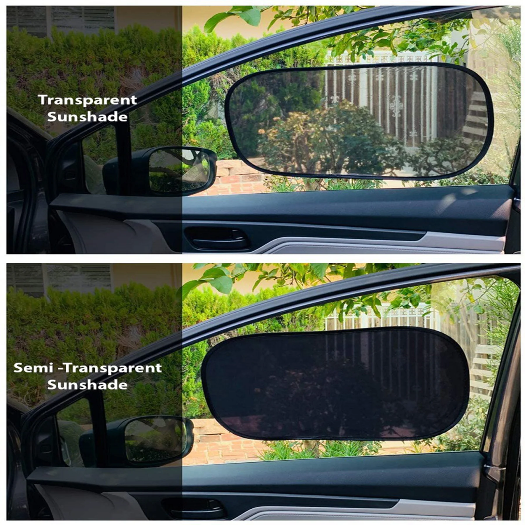 Pair Of Automobile Adsorption Sunshade