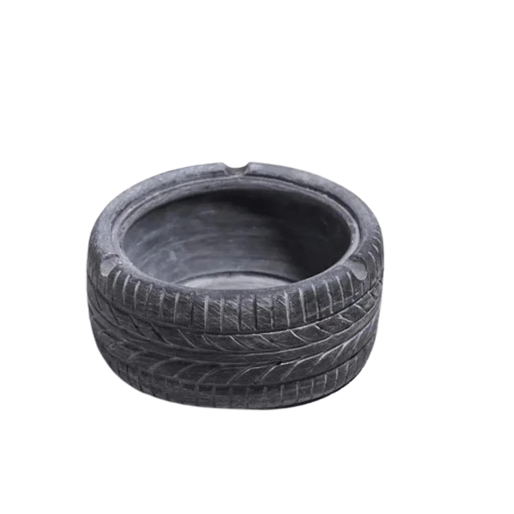 Vintage Resin Tire Ashtray Cigarette Ash Holder For Home Bar
